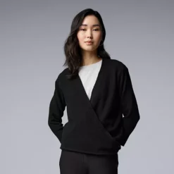 Women's Simply Vera Vera Wang Luxe Cashmere Blend 4-Way Cardigan