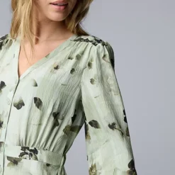 Petite Simply Vera Vera Wang Drop Waist Maxi Dress -Vera Wang Shop 7619868 ALT2