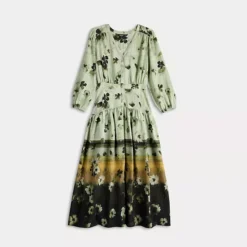 Petite Simply Vera Vera Wang Drop Waist Maxi Dress -Vera Wang Shop 7619868 ALT4