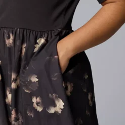 Plus Size Simply Vera Vera Wang Mixed Media Maxi Dress -Vera Wang Shop 7622958 ALT2