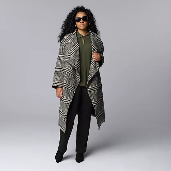 Plus Size Simply Vera Vera Wang Long Sleeve Rivet Popover 4 Plus Size Simply Vera Vera Wang Long Sleeve Rivet Popover - Image 4