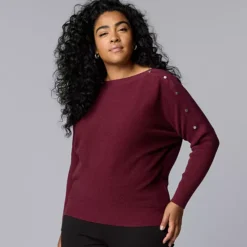 Plus Size Simply Vera Vera Wang Dolman Sleeve Snap Sweater 17 Plus Size Simply Vera Vera Wang Dolman Sleeve Snap Sweater -Vera Wang Shop 7630433 Port Royale