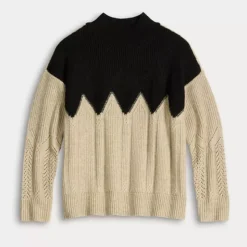 Women's Simply Vera Vera Wang Argyle Turtleneck Sweater 13 Women's Simply Vera Vera Wang Argyle Turtleneck Sweater -Vera Wang Shop 7630668 ALT4