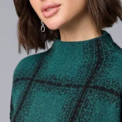 Women's Simply Vera Vera Wang Mock Neck Intarsia Sweater -Vera Wang Shop 7630669 ALT2