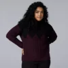 Plus Size Simply Vera Vera Wang Argyle Turtleneck Sweater