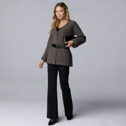 Women's Simply Vera Vera Wang Sweater Coat -Vera Wang Shop 7630712 ALT3