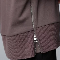 Women's Simply Vera Vera Wang Side Zip Scuba Trim Sweatshirt -Vera Wang Shop 7687669 ALT2