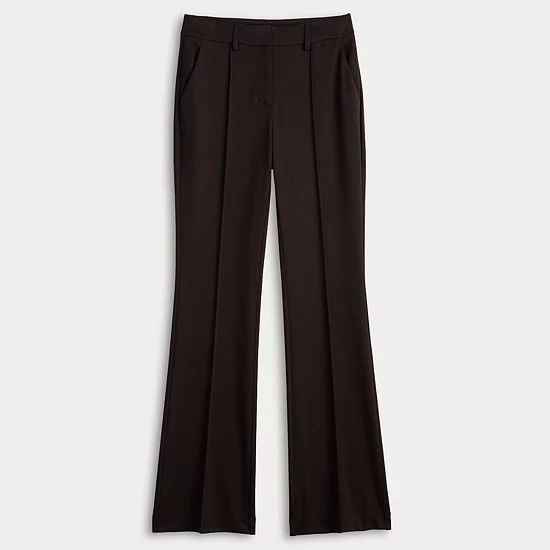 Women's Simply Vera Vera Wang Stretch Knit High Rise Slim Straight Pants 5 Women's Simply Vera Vera Wang Stretch Knit High Rise Slim Straight Pants - Image 5