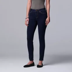Women's Simply Vera Vera Wang Power Stretch Core Skinny Jeans -Vera Wang Shop 7721041 Twilight 1