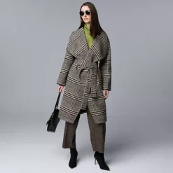 Petite Simply Vera Vera Wang Drape Collar Overcoat 8 Petite Simply Vera Vera Wang Drape Collar Overcoat -Vera Wang Shop 7728878 ALT3