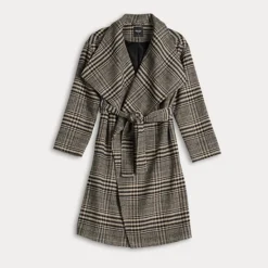 Petite Simply Vera Vera Wang Drape Collar Overcoat 9 Petite Simply Vera Vera Wang Drape Collar Overcoat -Vera Wang Shop 7728878 ALT4