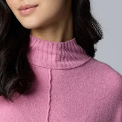 Women's Simply Vera Vera Wang Luxe Cashmere Blend Mockneck Sweater -Vera Wang Shop 7739795 ALT2