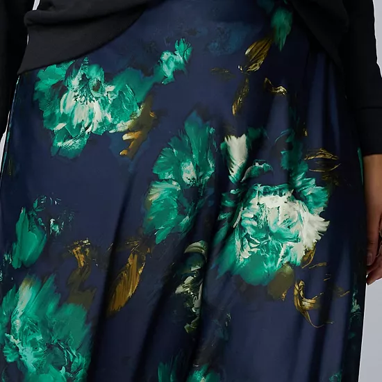 Plus Size Simply Vera Vera Wang Bias Cut A-Line Skirt 3 Plus Size Simply Vera Vera Wang Bias Cut A-Line Skirt - Image 3