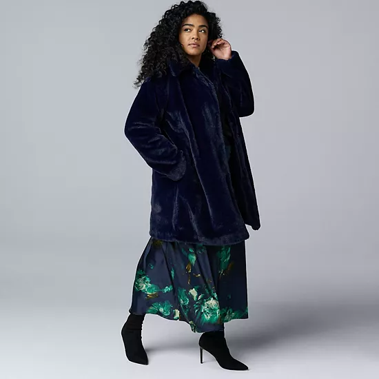 Plus Size Simply Vera Vera Wang Bias Cut A-Line Skirt 4 Plus Size Simply Vera Vera Wang Bias Cut A-Line Skirt - Image 4