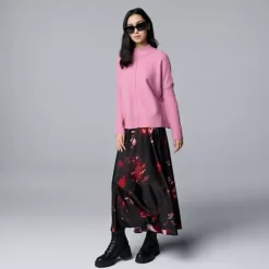 Petite Simply Vera Vera Wang Bias Cut A-Line Skirt 10 Petite Simply Vera Vera Wang Bias Cut A-Line Skirt -Vera Wang Shop 7740252 ALT3