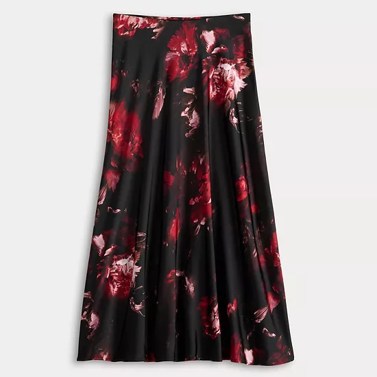 Petite Simply Vera Vera Wang Bias Cut A-Line Skirt 5 Petite Simply Vera Vera Wang Bias Cut A-Line Skirt - Image 5