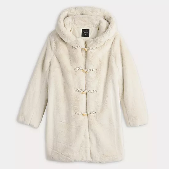 Petite Simply Vera Vera Wang Toggle Faux Fur Coat 5 Petite Simply Vera Vera Wang Toggle Faux Fur Coat - Image 5