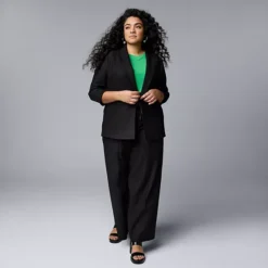 Plus Size Simply Vera Vera Wang Wide Leg Pants -Vera Wang Shop 7848990 ALT3