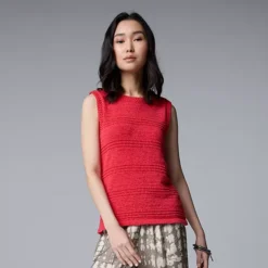 Women's Simply Vera Vera Wang Sweater Tank Top -Vera Wang Shop 7885310 Kauaioral